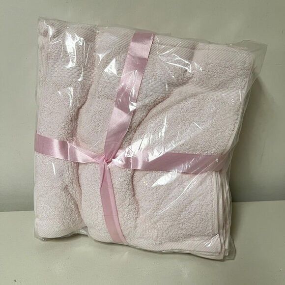 24 Pack WashCloths Set 12"x12" 100% Cotton Soft and Fluffy - Pink - Picture 2 of 6
